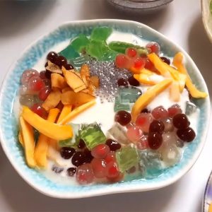 Sữa chua Caramen nếp cẩm mít