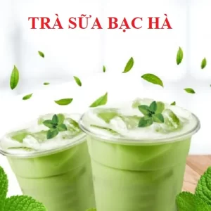 Trà sữa bạc hà