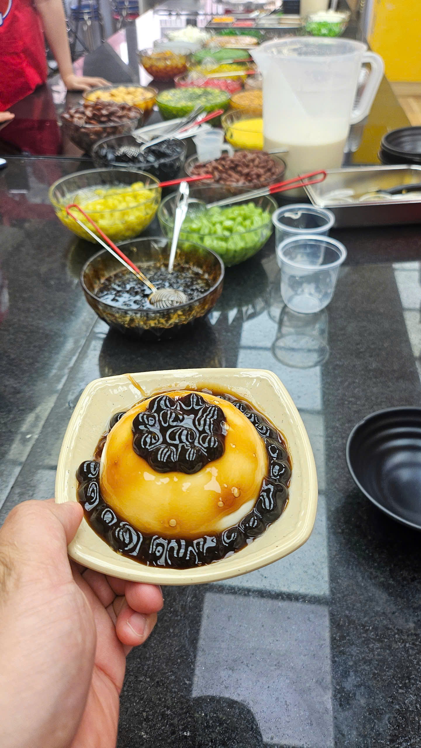 Tàu hũ chân châu đường đen