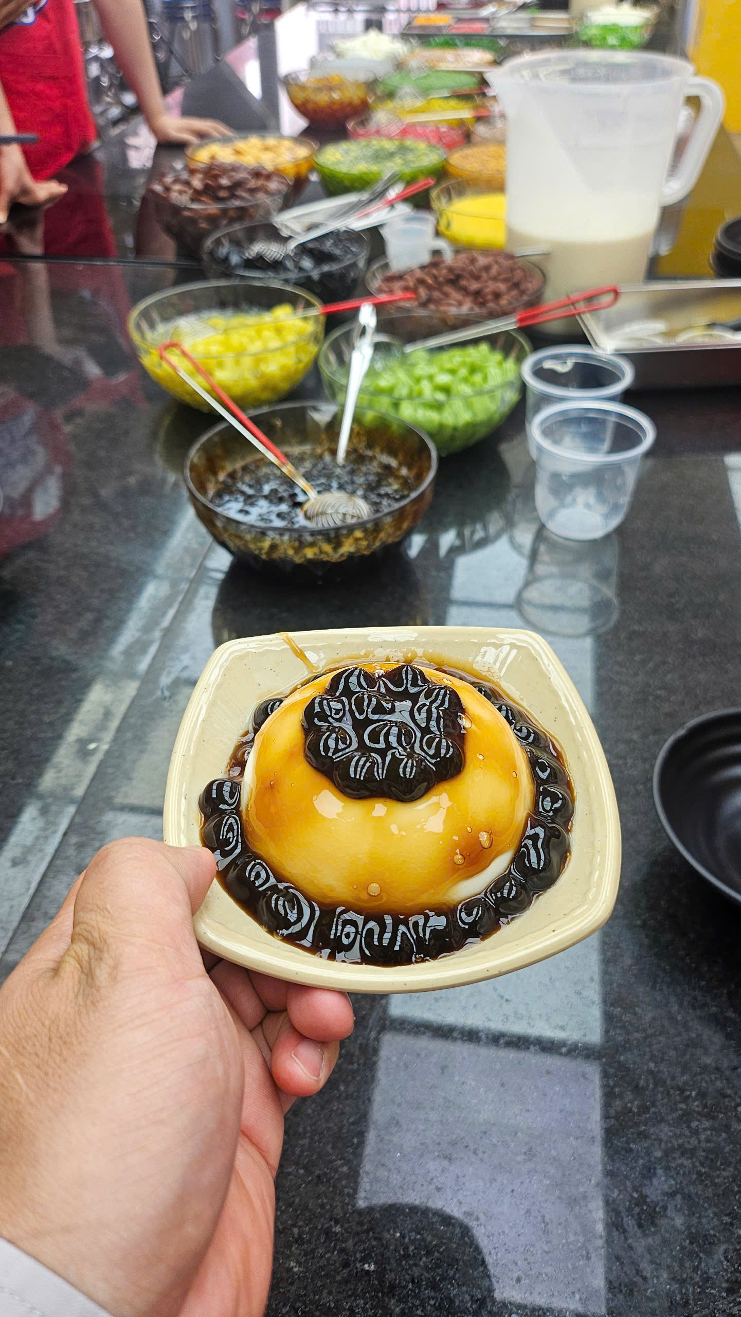 Tàu hũ chân châu đường đen