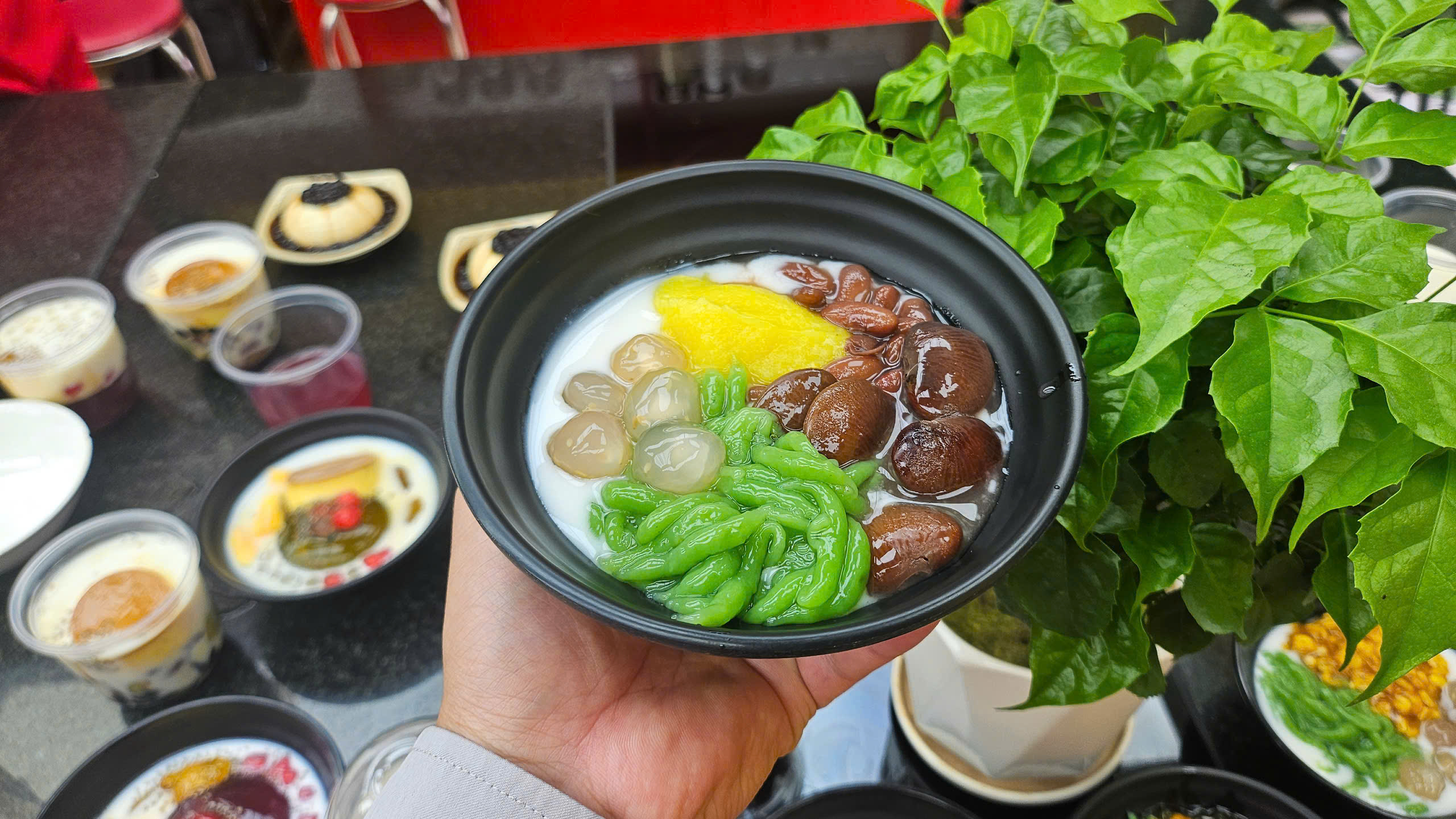 Chè đậu xanh thái