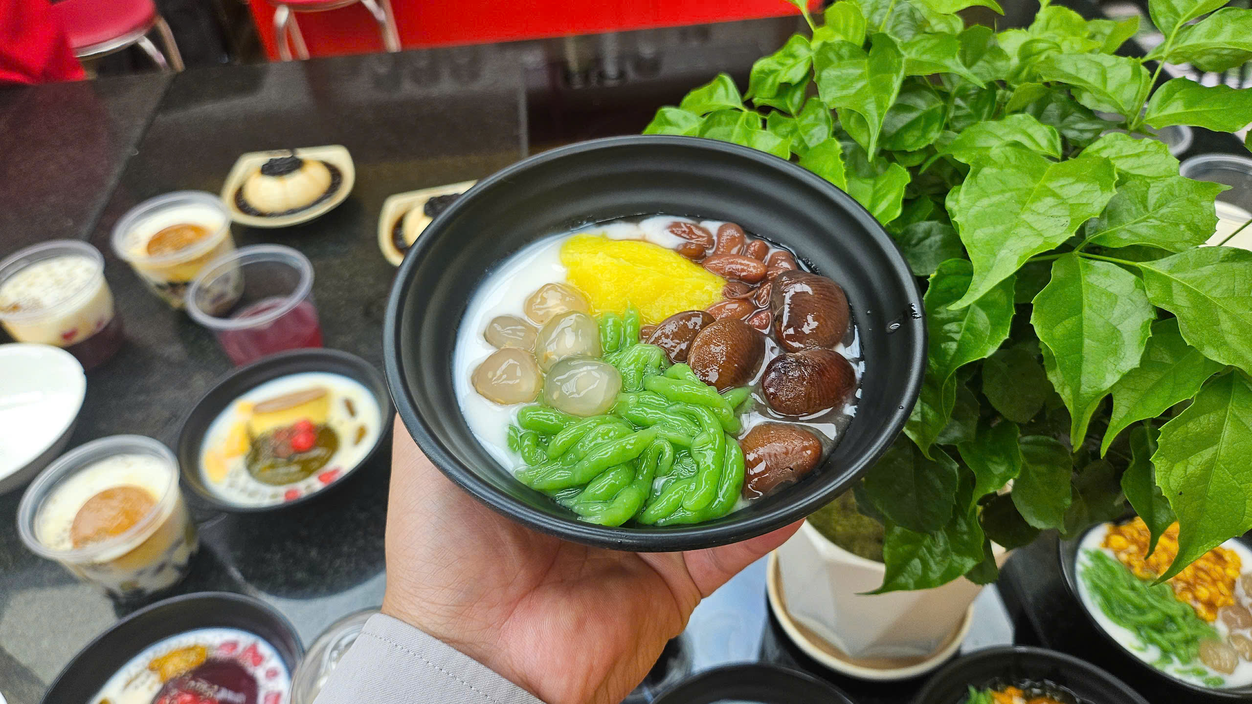 Chè đậu xanh thái